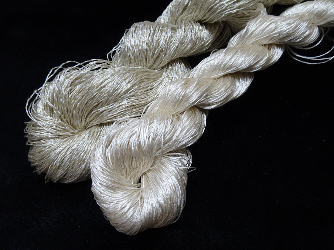 Japanese Vintage High Class Rare Silk Thread 2sets Mixture of Gold embroidery 17900