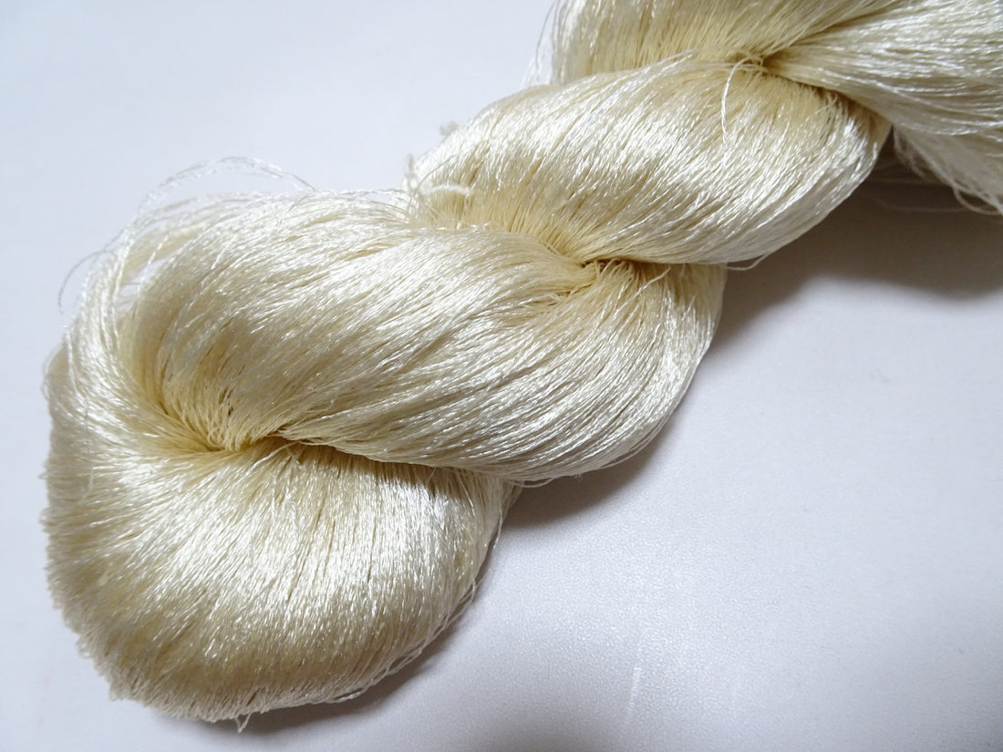 Japanese Vintage Twisted Silk Thread Embroidery 19885