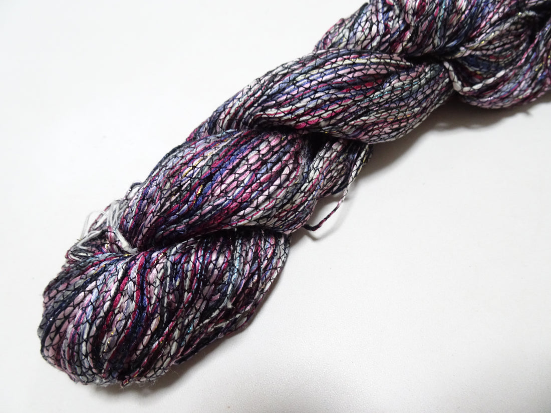 Japanese Tanaka Gen Silk – One-of-a-Kind Hand-Dyed Artistic Silk Thread, Rare Japanese Artisan Yarn, Limited Stock 16510