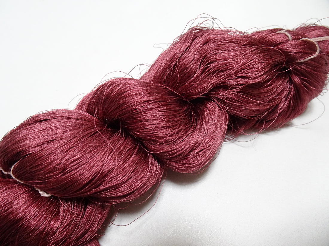 Japanese Vintage Twisted Silk Thread Embroidery 15373