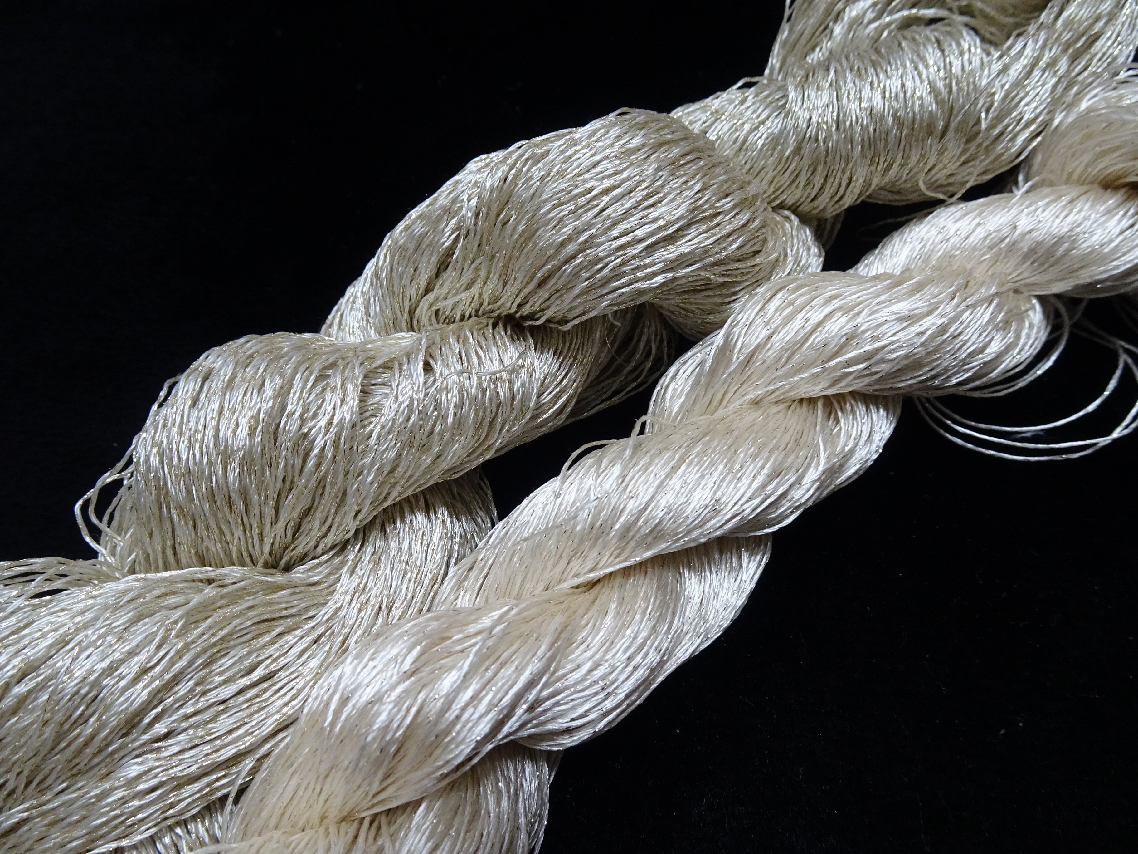 Japanese Vintage High Class Rare Silk Thread 2sets Mixture of Gold embroidery 17900