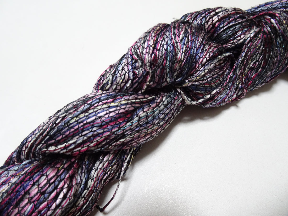 Japanese Tanaka Gen Silk – One-of-a-Kind Hand-Dyed Artistic Silk Thread, Rare Japanese Artisan Yarn, Limited Stock 16510
