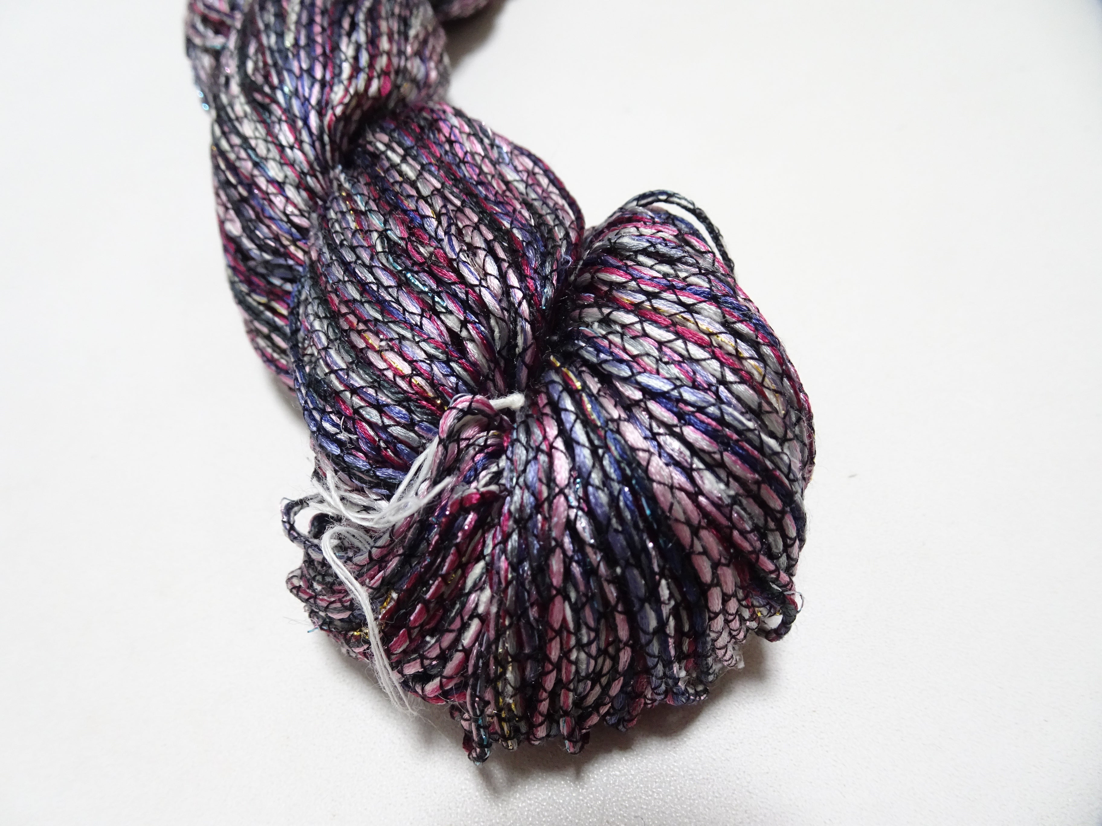 Japanese Tanaka Gen Silk – One-of-a-Kind Hand-Dyed Artistic Silk Thread, Rare Japanese Artisan Yarn, Limited Stock 16510