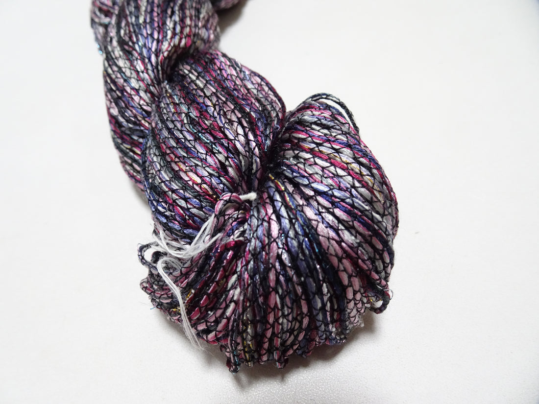 Japanese Tanaka Gen Silk – One-of-a-Kind Hand-Dyed Artistic Silk Thread, Rare Japanese Artisan Yarn, Limited Stock 16510