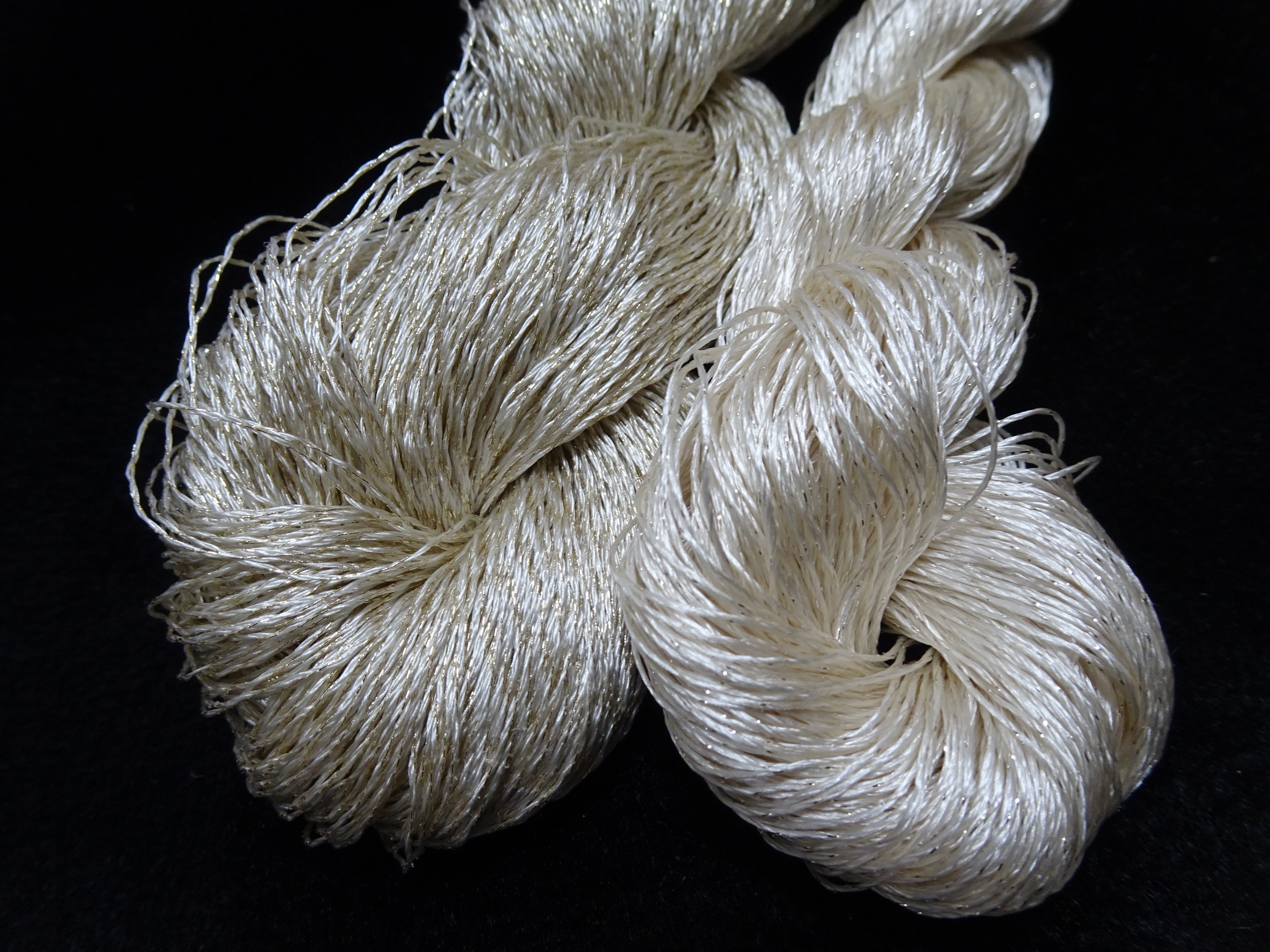 Japanese Vintage High Class Rare Silk Thread 2sets Mixture of Gold embroidery 17900