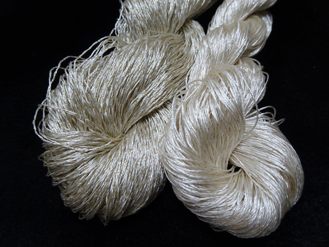 Japanese Vintage High Class Rare Silk Thread 2sets Mixture of Gold embroidery 17900