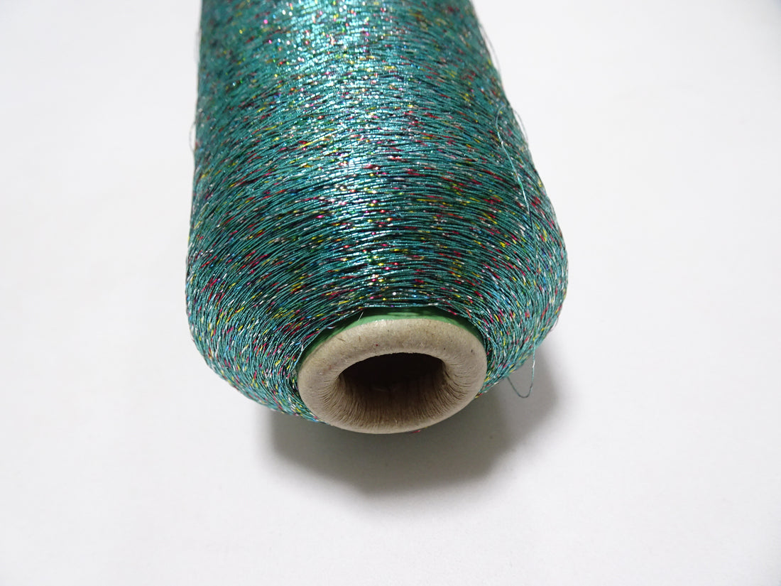 Super Special price! Japanese vintage metallic lame thread embroidery 5000M 9346