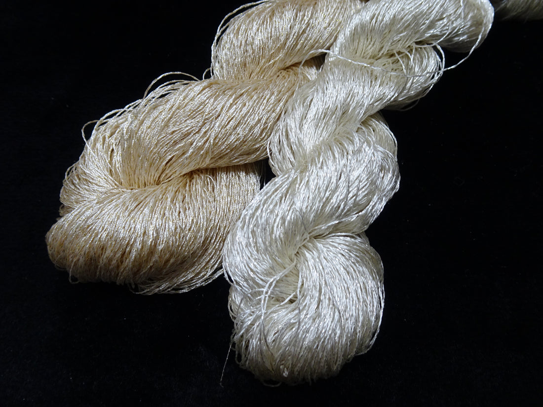 Japanese Vintage High Class Rare Silk Thread 2sets Mixture of Gold embroidery 17901