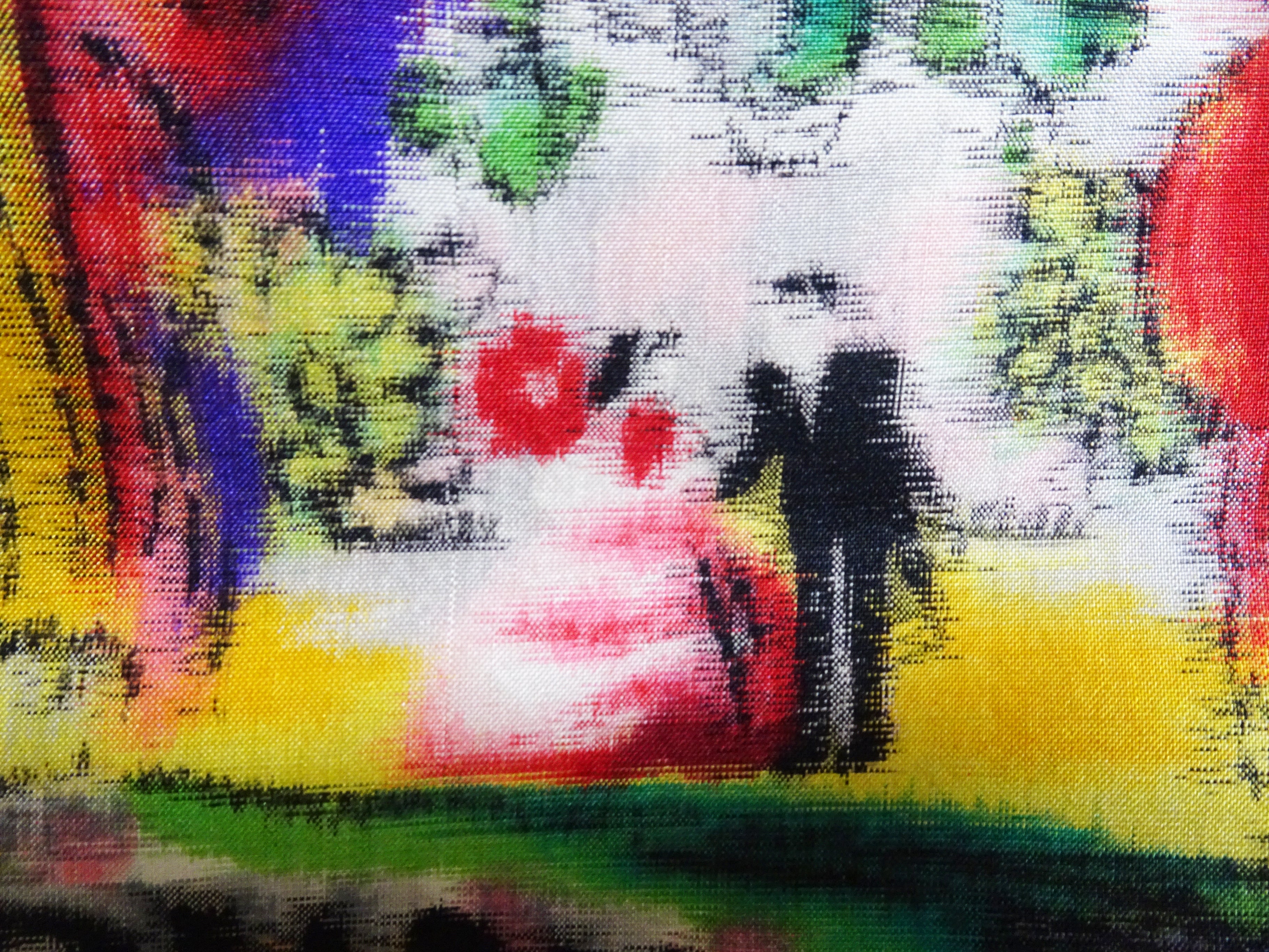 Japanese Antique high quality Super Rare Meisen Haori  art deco The show! and spotlight 7457