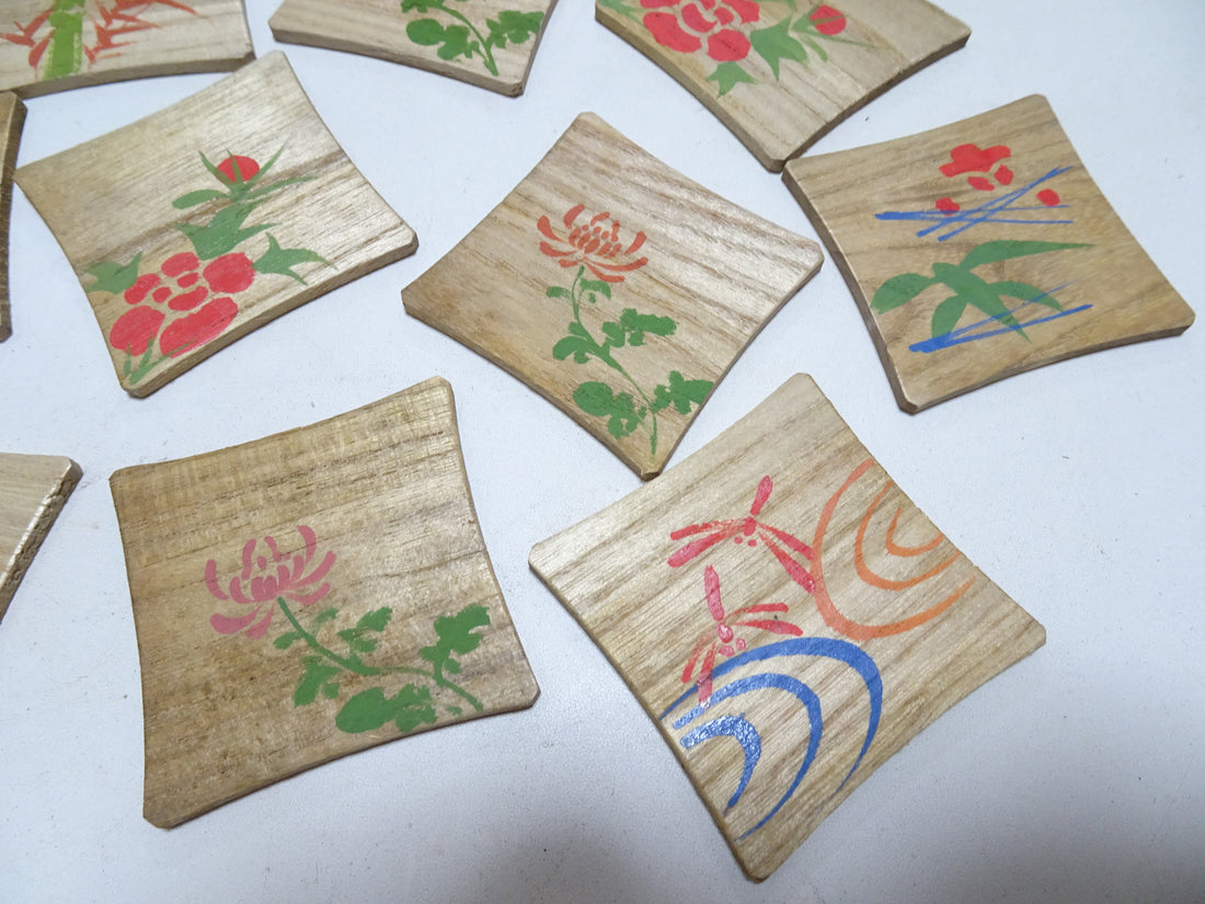 Vintage Japanese Wooden Thread Spools 10sets 17456