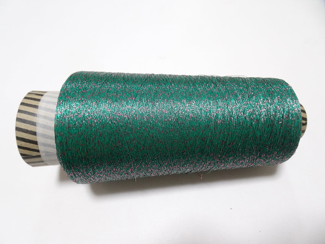 Super Special price! Japanese vintage metallic lame thread embroidery 5000M 9347