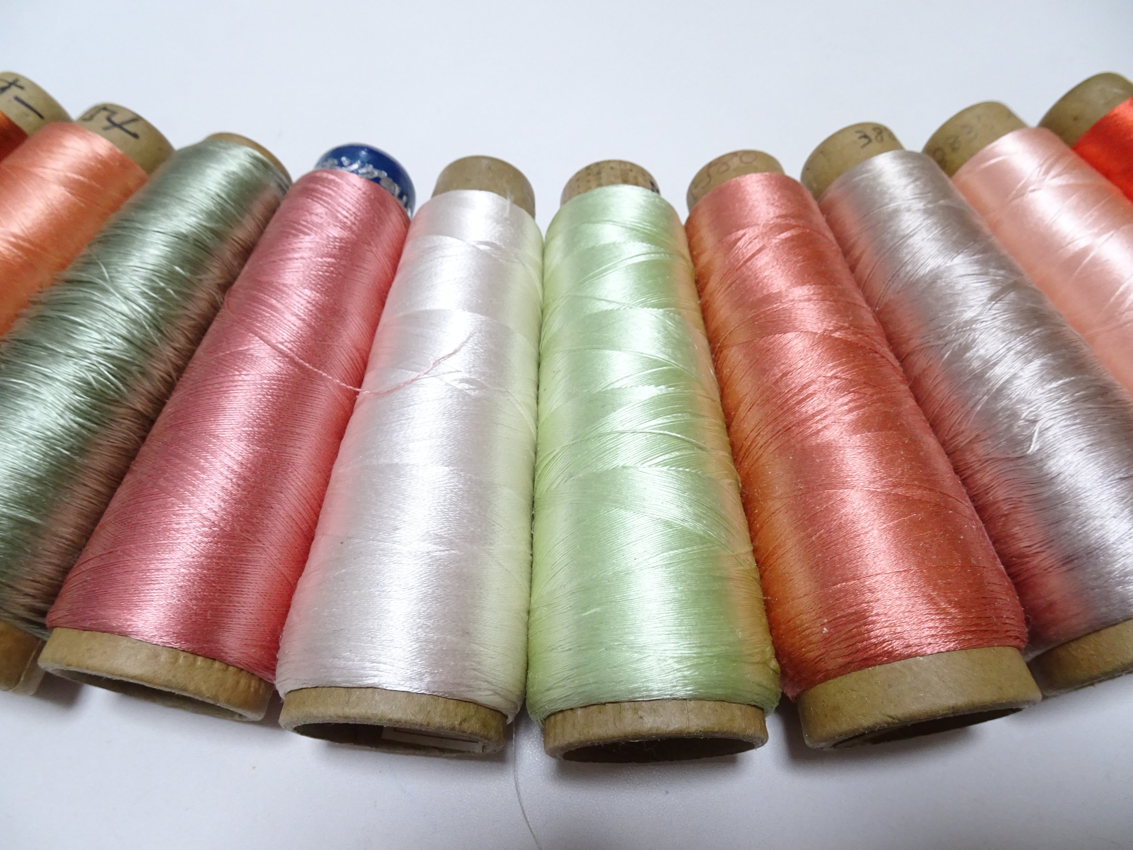 Special Price!! Japanese vintage silk thread 10sets embroidery Over 6,000 meters  16370