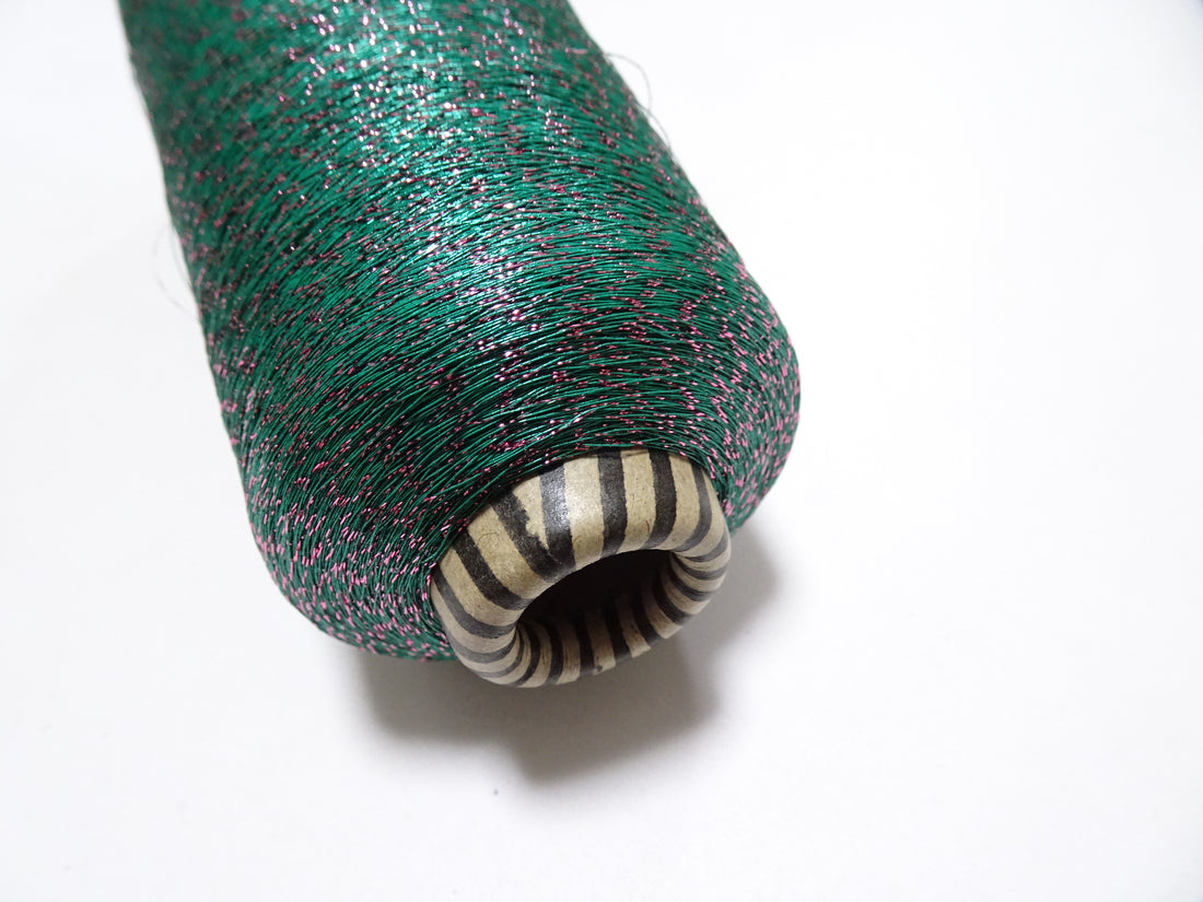 Super Special price! Japanese vintage metallic lame thread embroidery 5000M 9347
