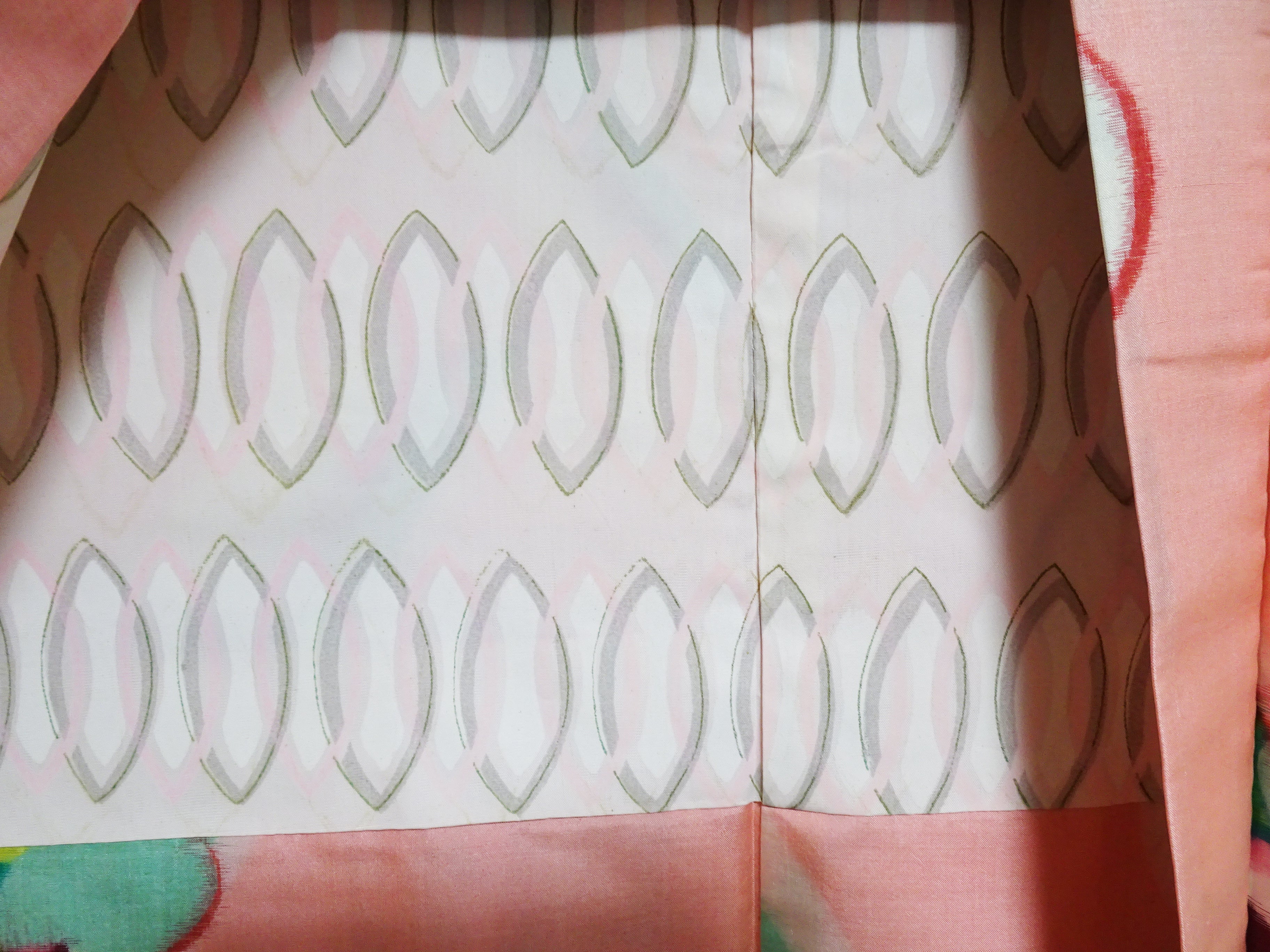 Japanese Antique high quality Super Rare Meisen Haori  art deco The show! and spotlight 7457