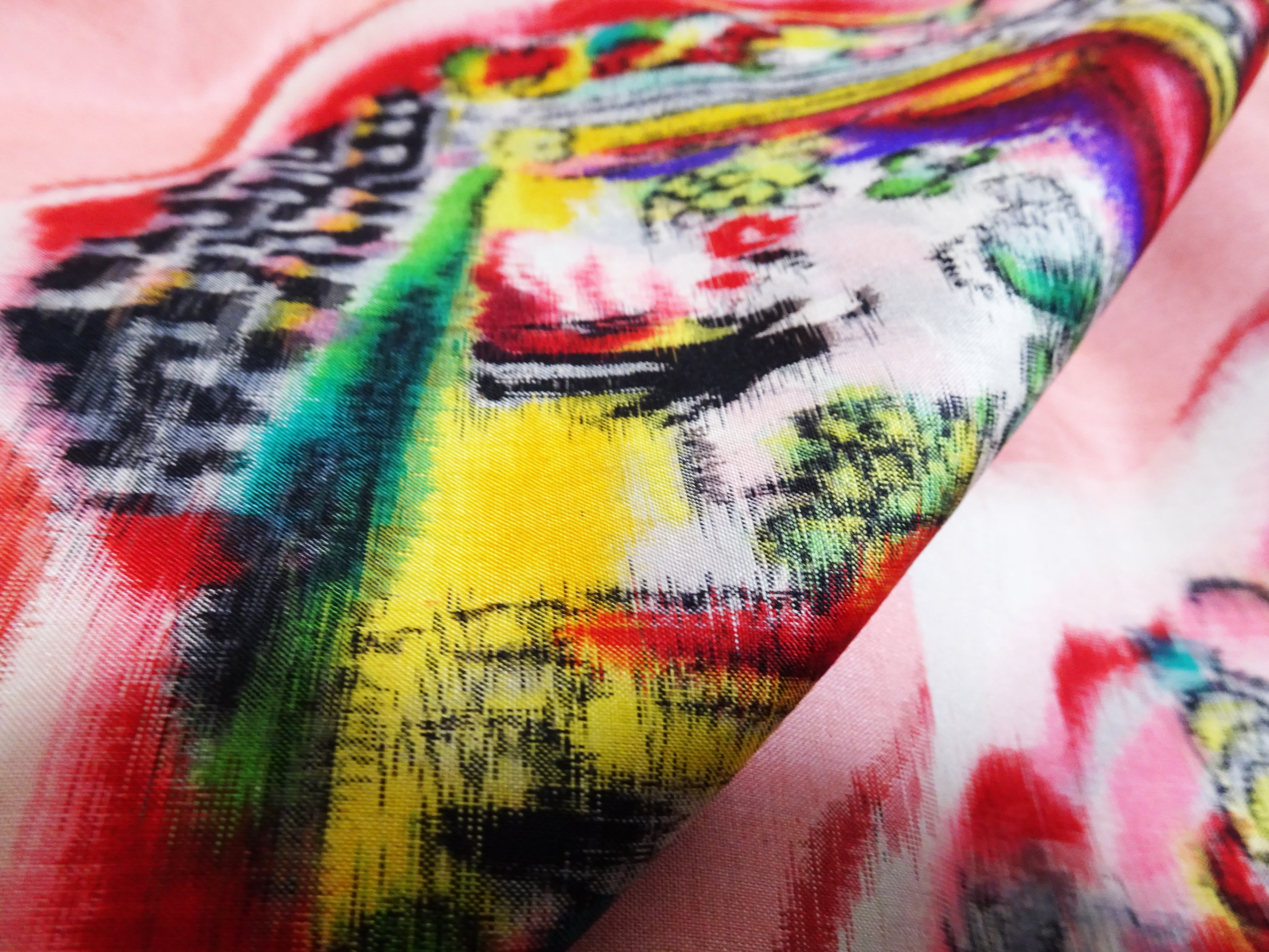 Japanese Antique high quality Super Rare Meisen Haori  art deco The show! and spotlight 7457