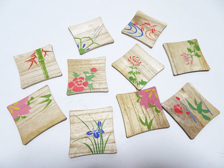 Vintage Japanese Wooden Thread Spools 10sets 17457