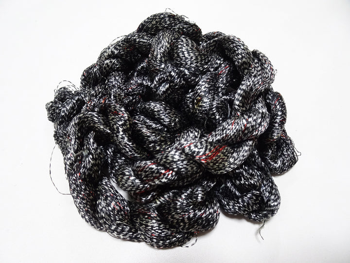 Japanese Vintage Super Rare Mud Dyeing kasuri loose Twisted Silk Thread Sets Embroidery & weave 13420