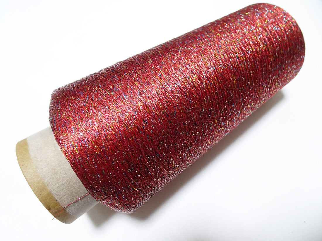 Super Special price! Japanese vintage metallic lame thread embroidery 5000M 9348