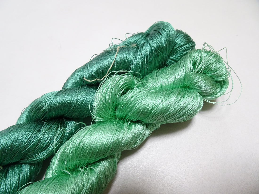 Japanese Vintage Twisted Silk Thread 2sets Embroidery 16959
