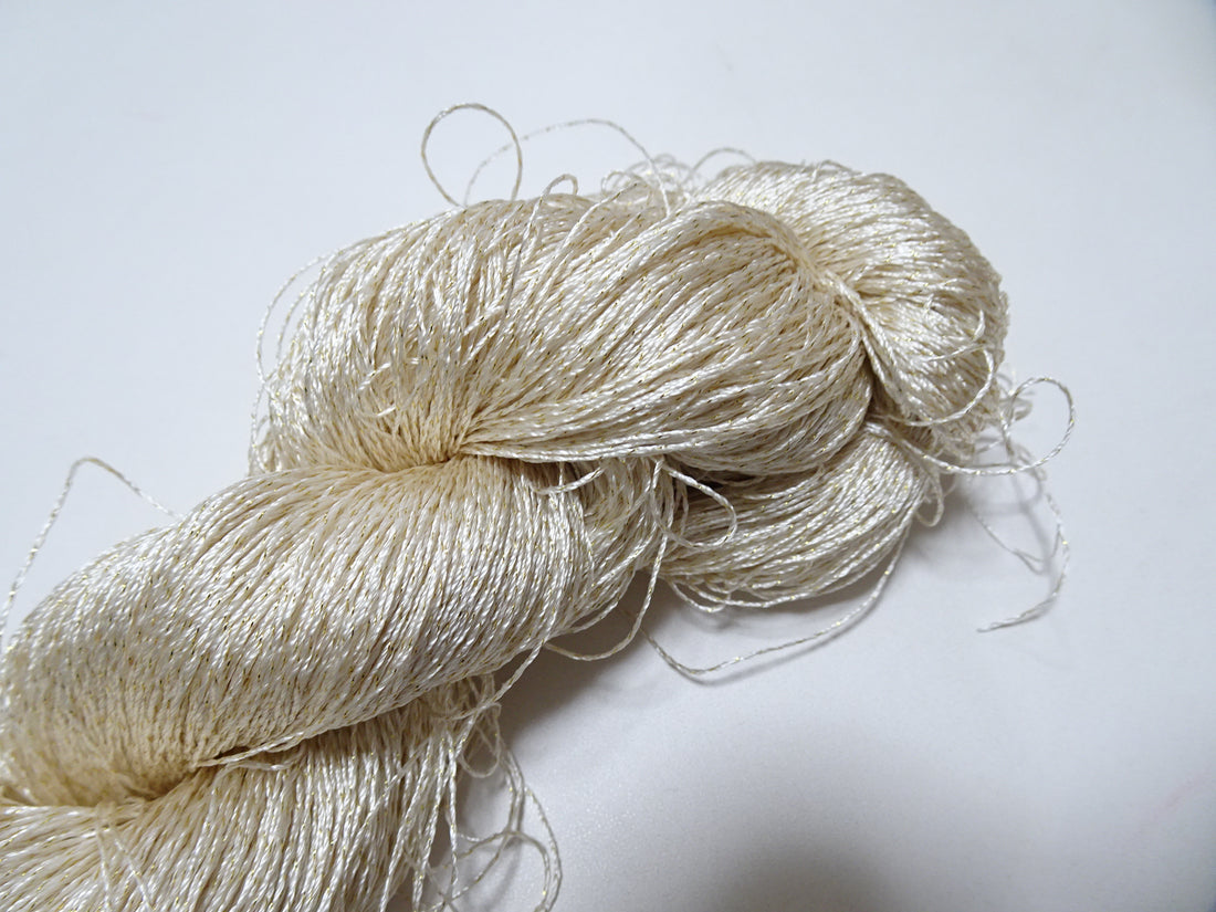 Japanese vintage high class rare silk thread Mixture of Gold embroidery 9521