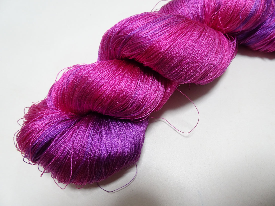 Japanese Vintage Twisted Silk Thread Embroidery 15376