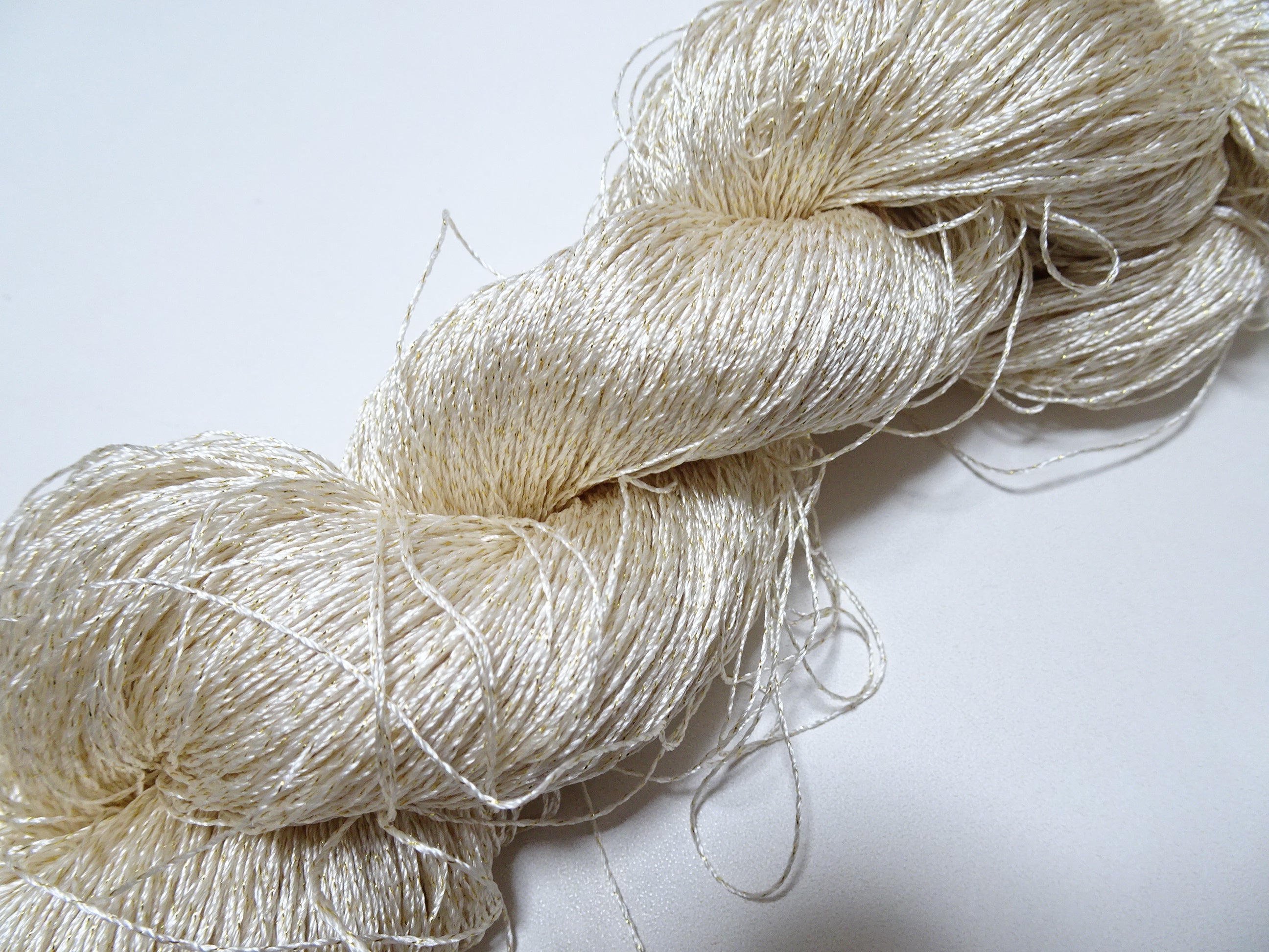 Japanese vintage high class rare silk thread Mixture of Gold embroidery 9521