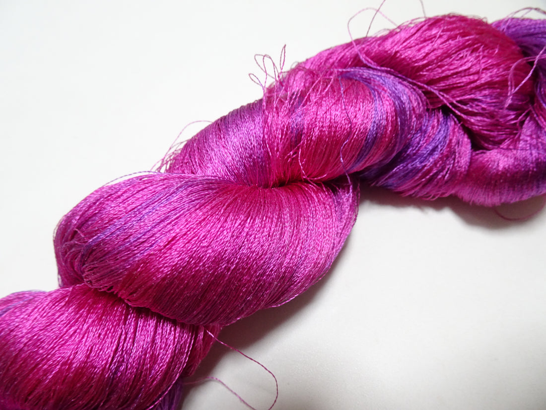 Japanese Vintage Twisted Silk Thread Embroidery 15376