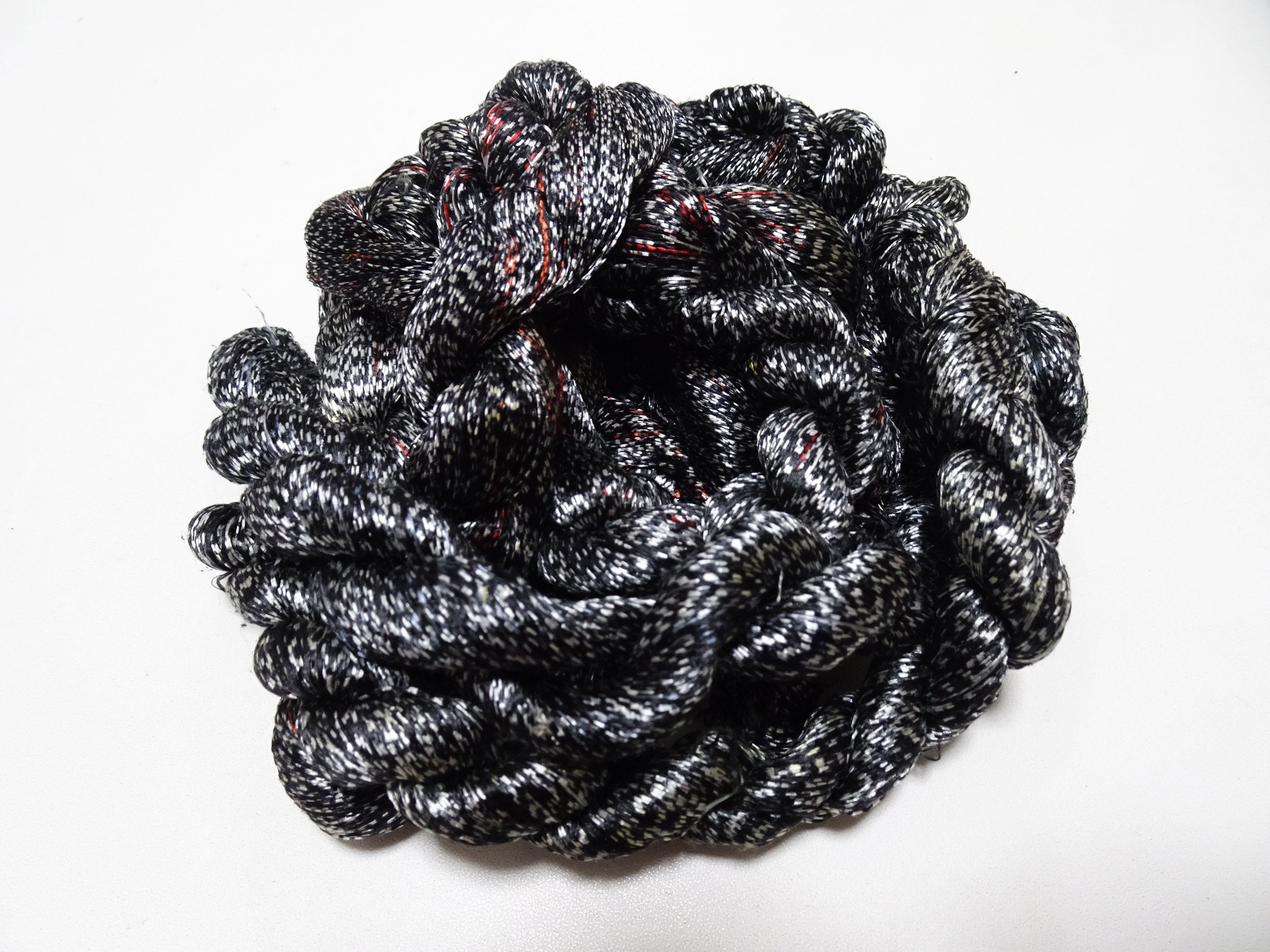 Japanese Vintage Super Rare Mud Dyeing kasuri loose Twisted Silk Thread Sets Embroidery & weave 13421