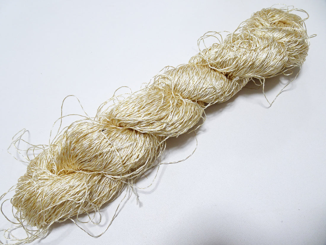 Japanese vintage high class rare silk thread Mixture of Gold embroidery 9522