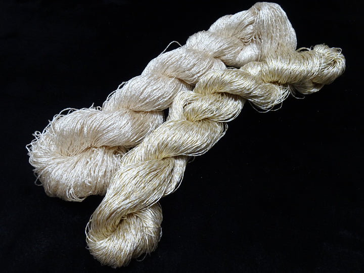 Japanese Vintage High Class Rare Silk Thread 2sets Mixture of Gold embroidery 17904