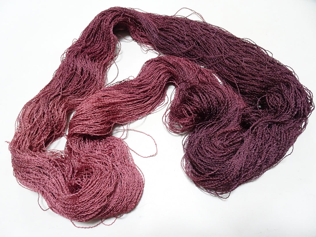 Japanese Tanaka Gen Silk – One-of-a-Kind Hand-Dyed Artistic Silk Thread, Rare Japanese Artisan Yarn, Limited Stock 19119