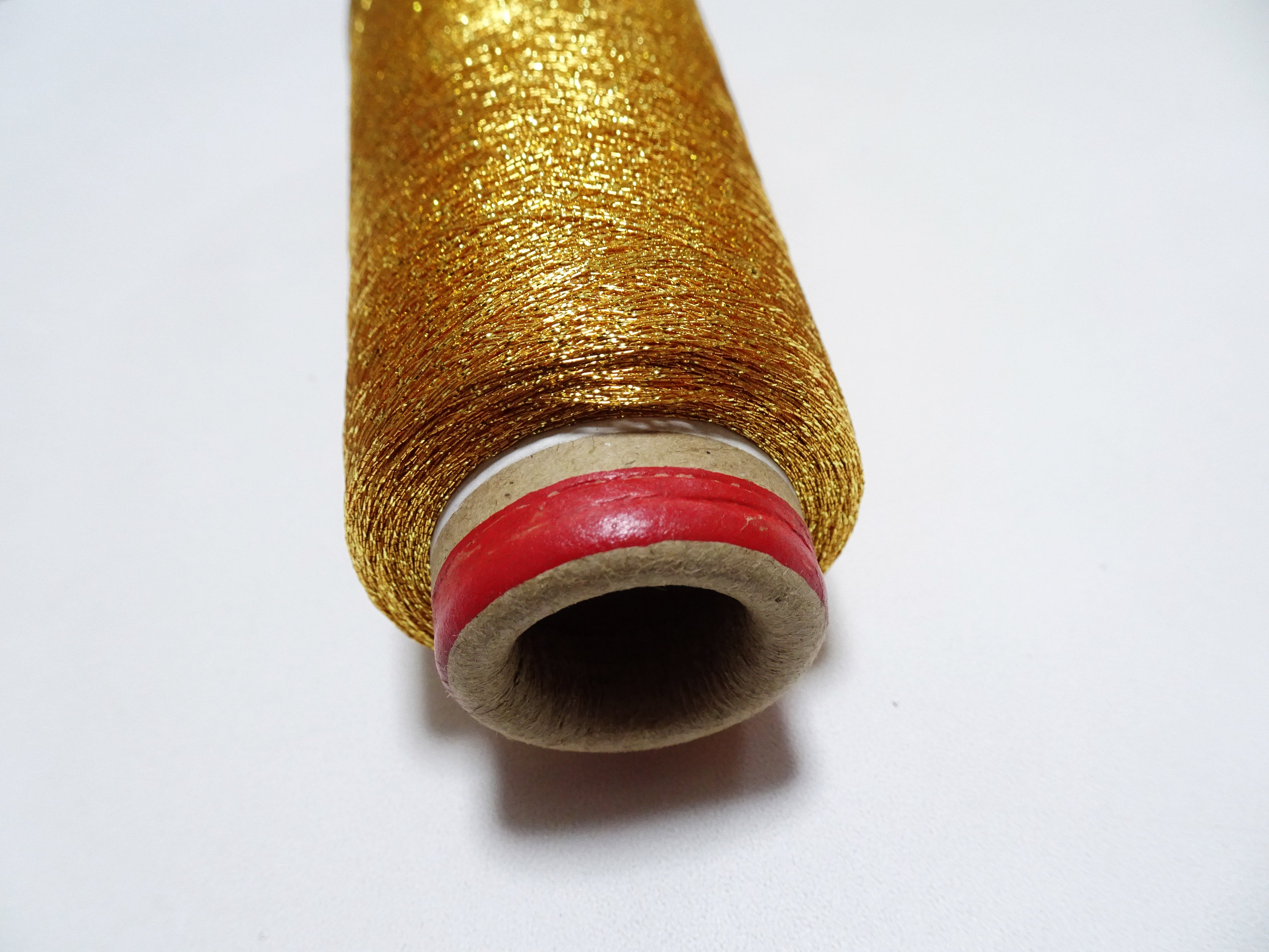 Japanese Vintage Gold Leaf Thread With Spiral Metallic Wrap Embroidery 2000M  0.16mm  16481
