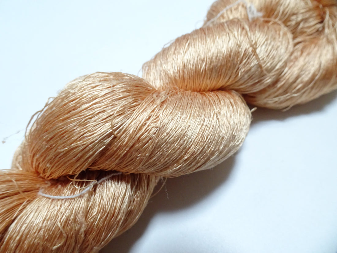 Japanese Vintage Twisted Silk Thread Embroidery 17137
