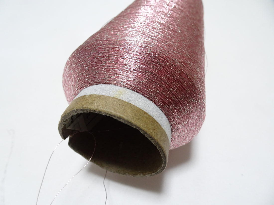 Super Special price! Japanese vintage metallic lame thread embroidery 5000M 9349