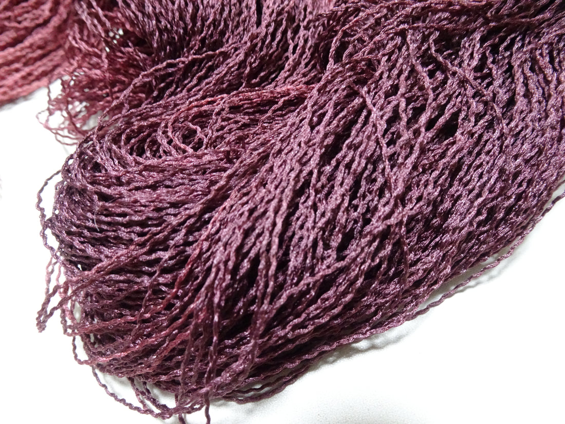 Japanese Tanaka Gen Silk – One-of-a-Kind Hand-Dyed Artistic Silk Thread, Rare Japanese Artisan Yarn, Limited Stock 19119