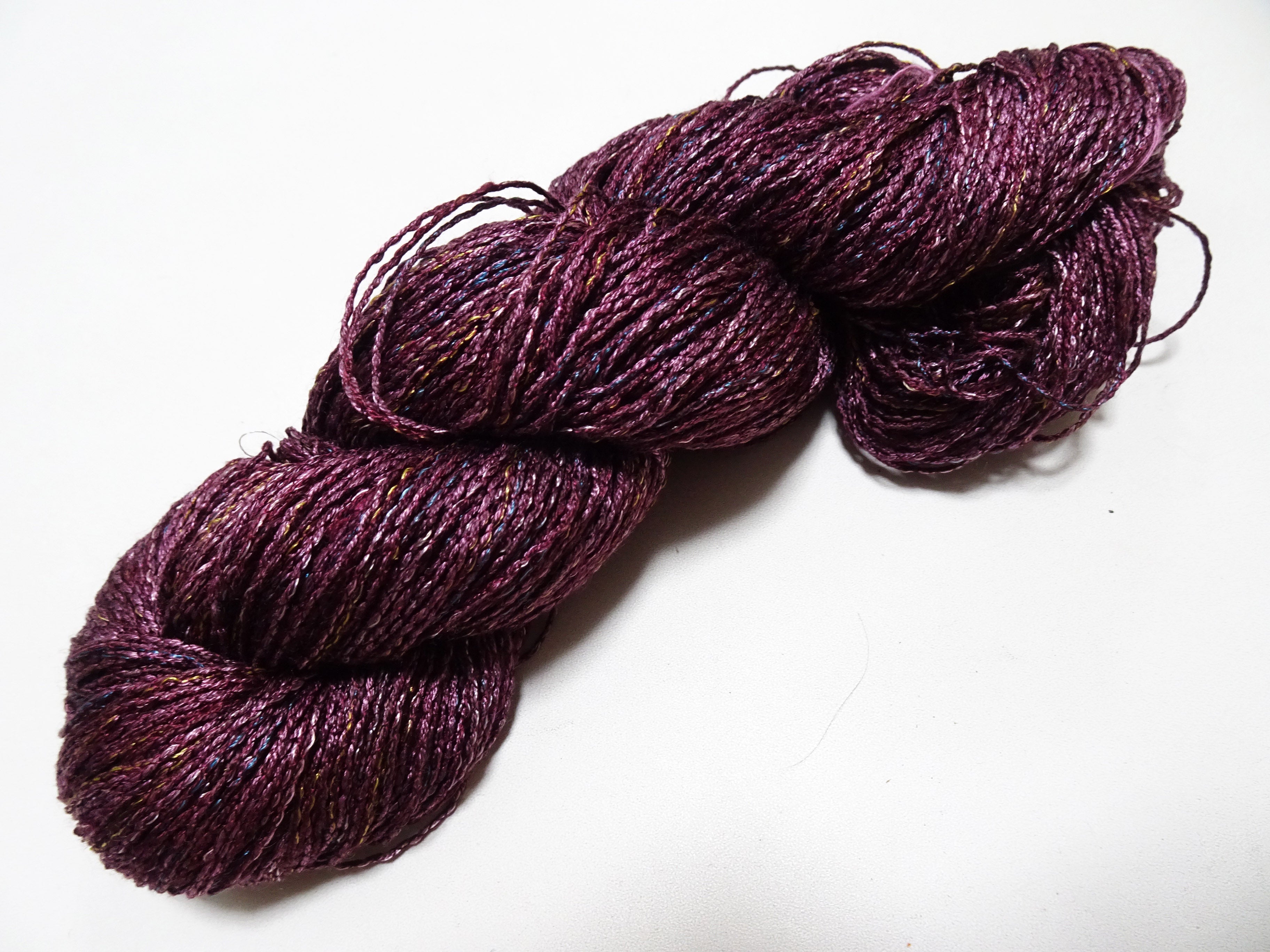 Japanese Tanaka Gen Silk – One-of-a-Kind Hand-Dyed Artistic Silk Thread, Rare Japanese Artisan Yarn, Limited Stock 19120