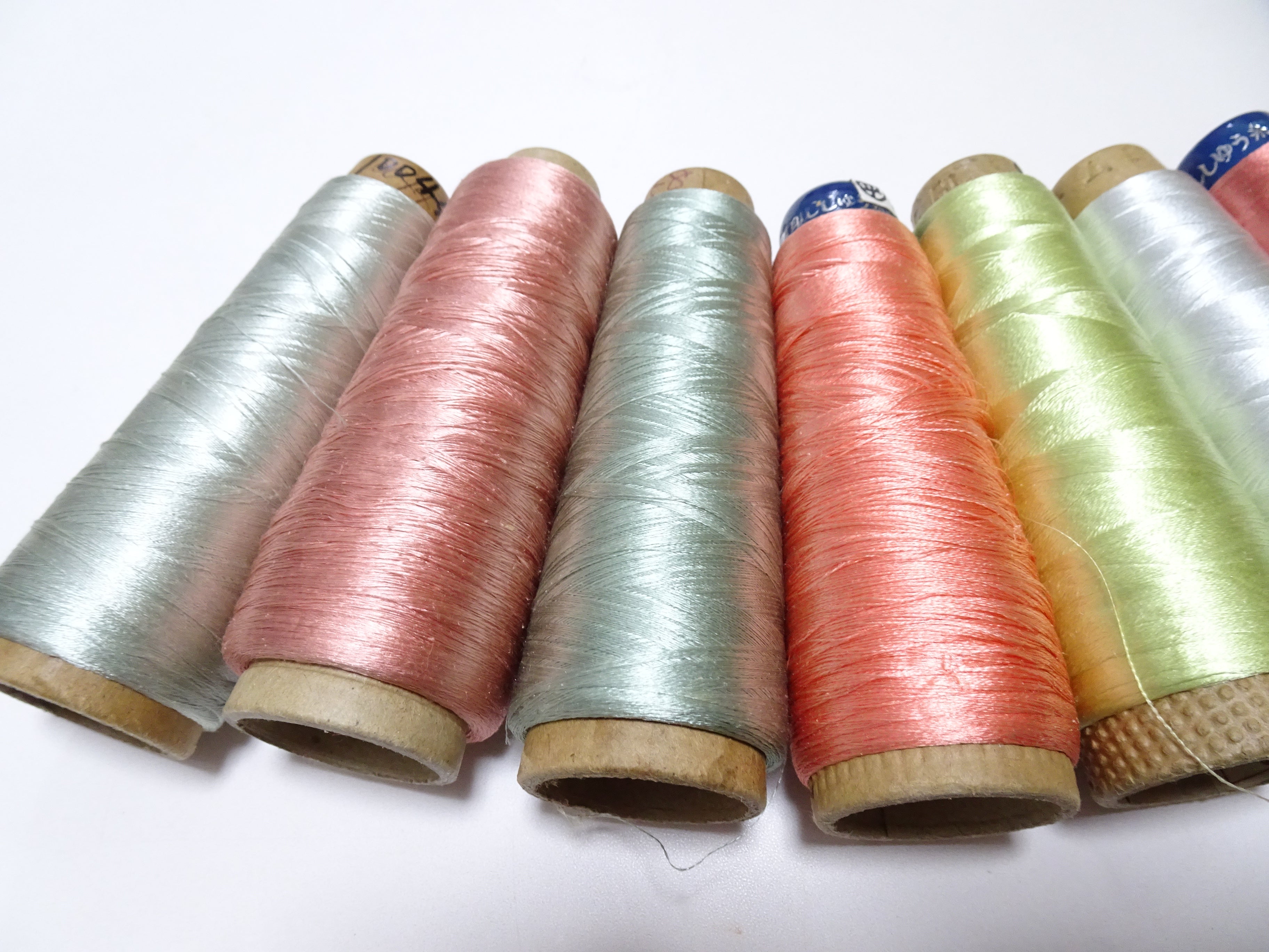 Special Price!! Japanese vintage silk thread 10sets embroidery Over 6,000 meters  16373