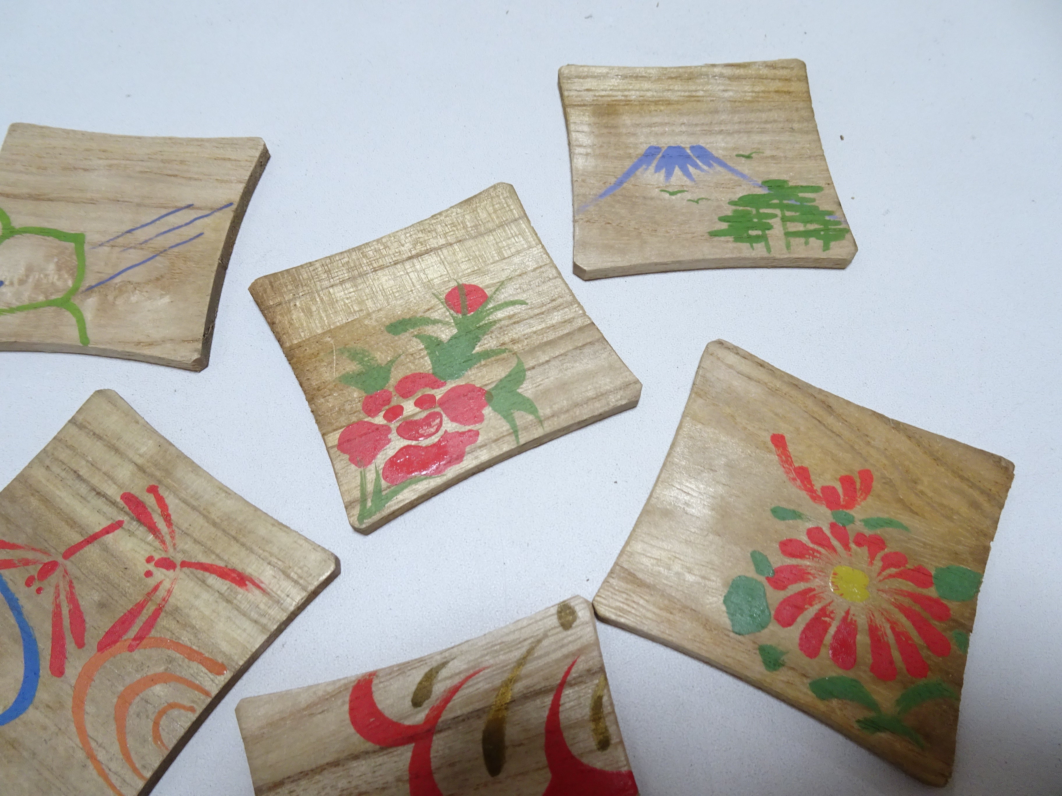 Vintage Japanese Wooden Thread Spools 10sets 17459