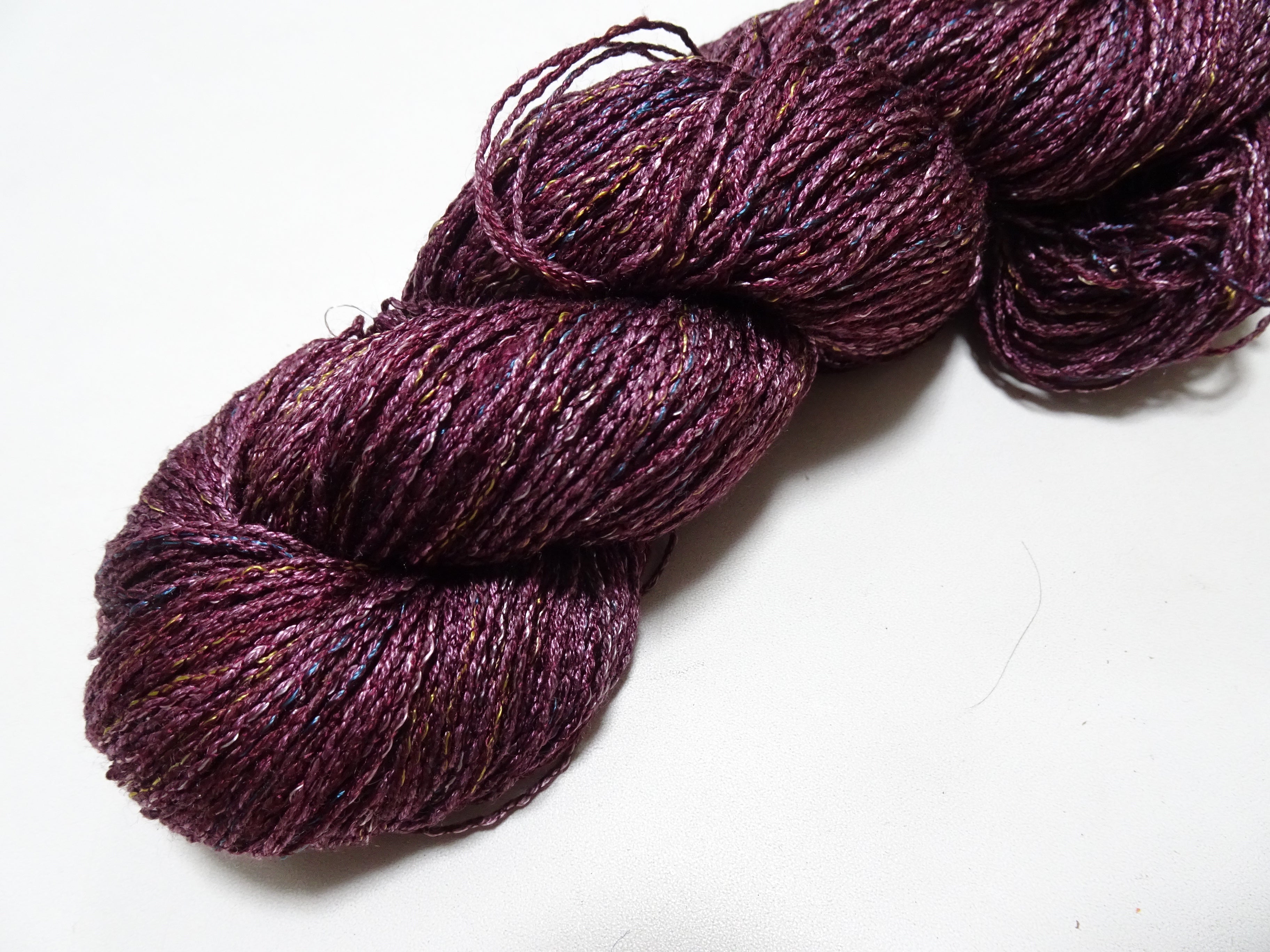 Japanese Tanaka Gen Silk – One-of-a-Kind Hand-Dyed Artistic Silk Thread, Rare Japanese Artisan Yarn, Limited Stock 19120