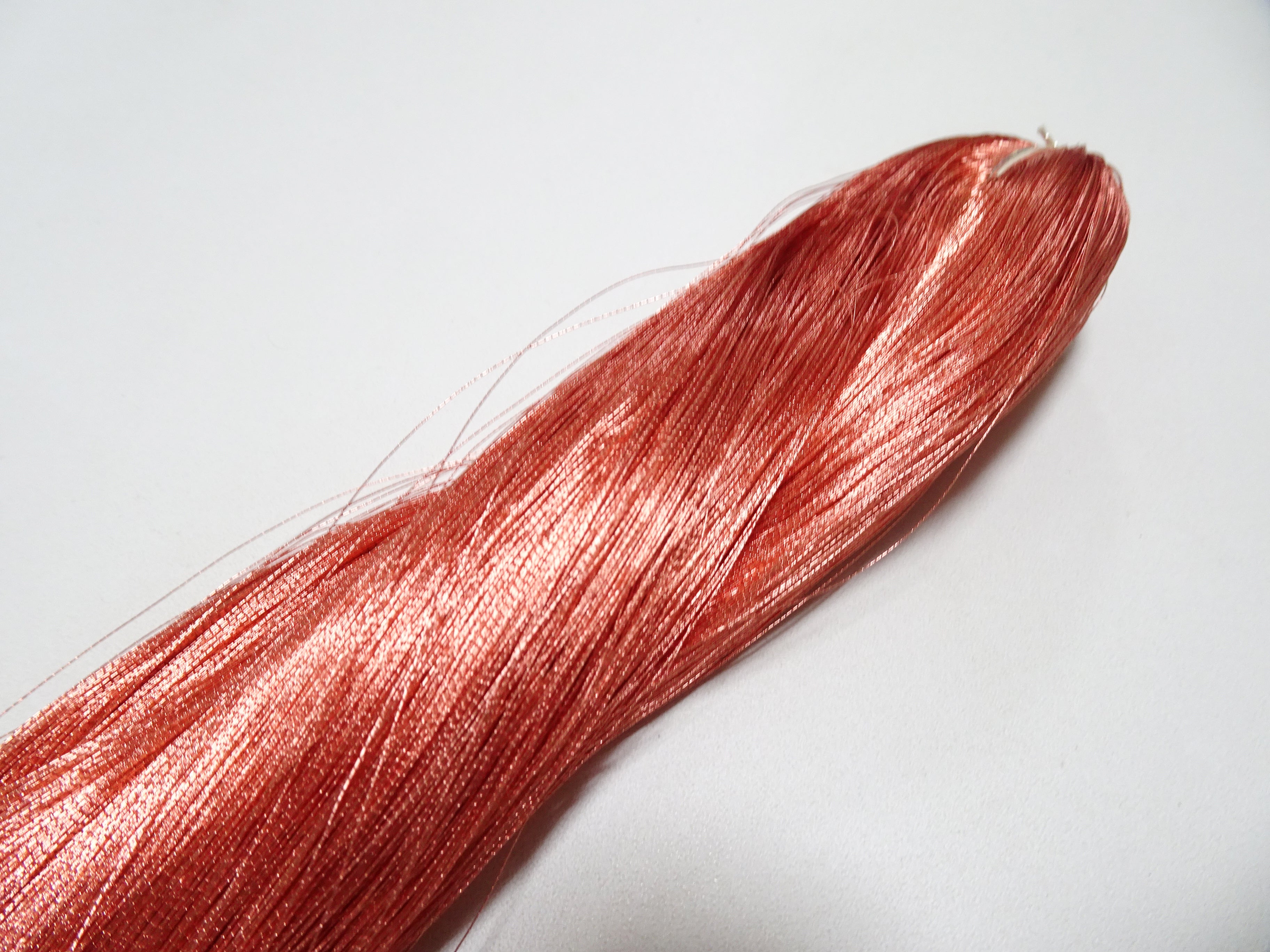 Japanese vintage rare Superb pure silver leaf thread color P4 2000M ...