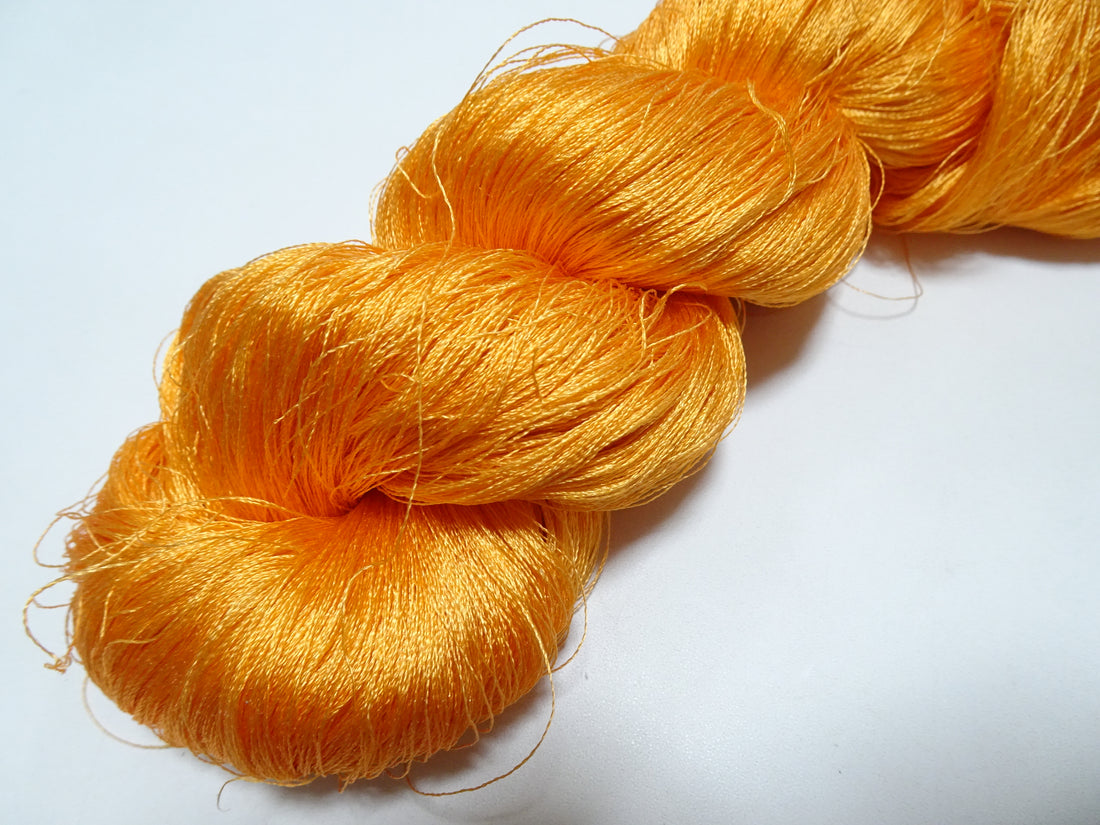Japanese Vintage Twisted Silk Thread Embroidery 15378
