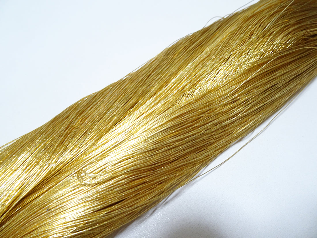 Japanese vintage Superb gold leaf thread  embroidery 8480  1000M  0.35mm