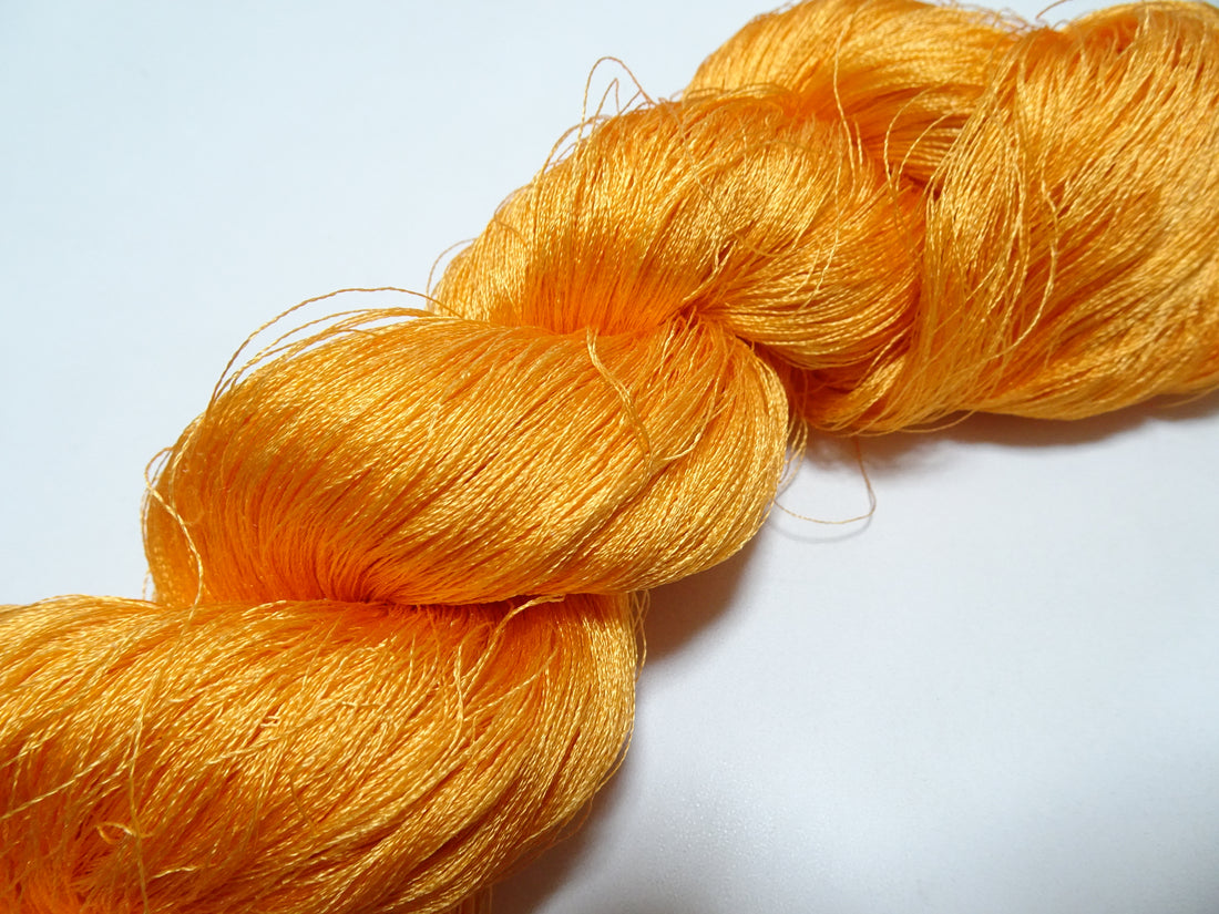 Japanese Vintage Twisted Silk Thread Embroidery 15378