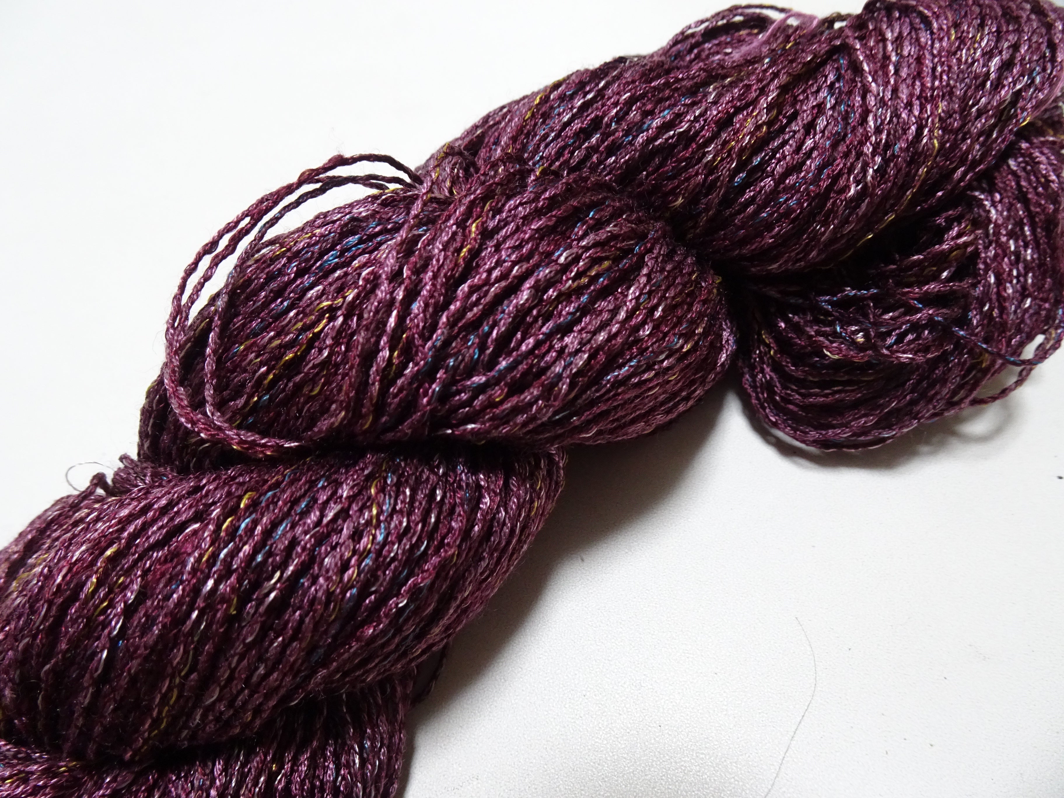 Japanese Tanaka Gen Silk – One-of-a-Kind Hand-Dyed Artistic Silk Thread, Rare Japanese Artisan Yarn, Limited Stock 19120