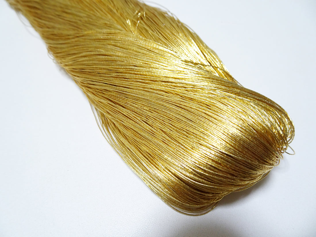 Japanese vintage Superb gold leaf thread  embroidery 8480  1000M  0.35mm
