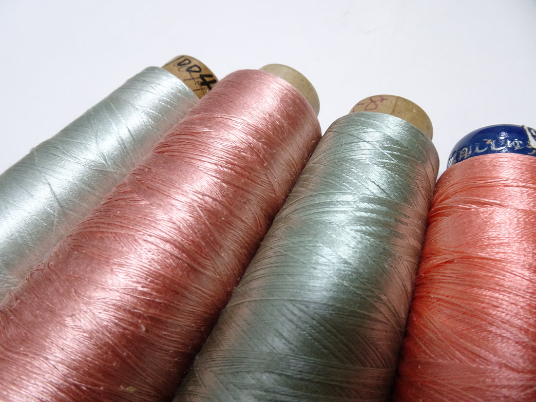 Special Price!! Japanese vintage silk thread 10sets embroidery Over 6,000 meters  16373