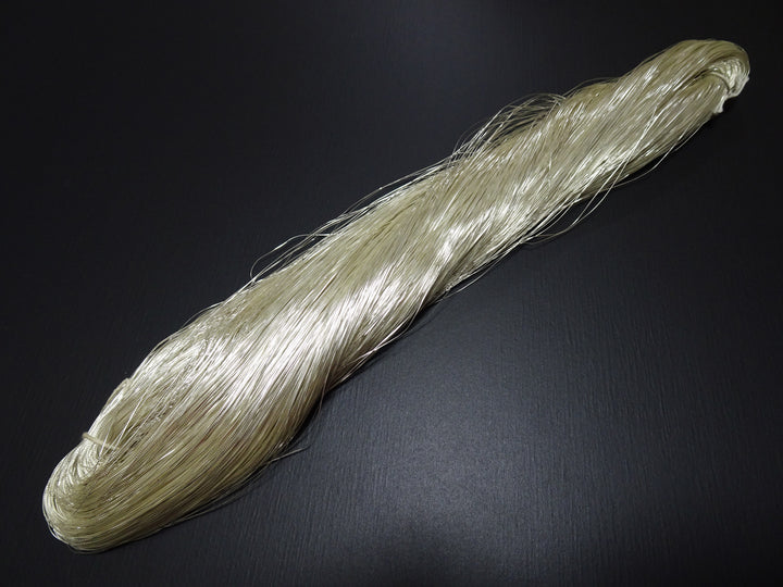Special Price!! Japanese Rare Vintage High Class Real Silver Leaf Thread "Gokukou" Embroidery  1000M  0.16mm  17704