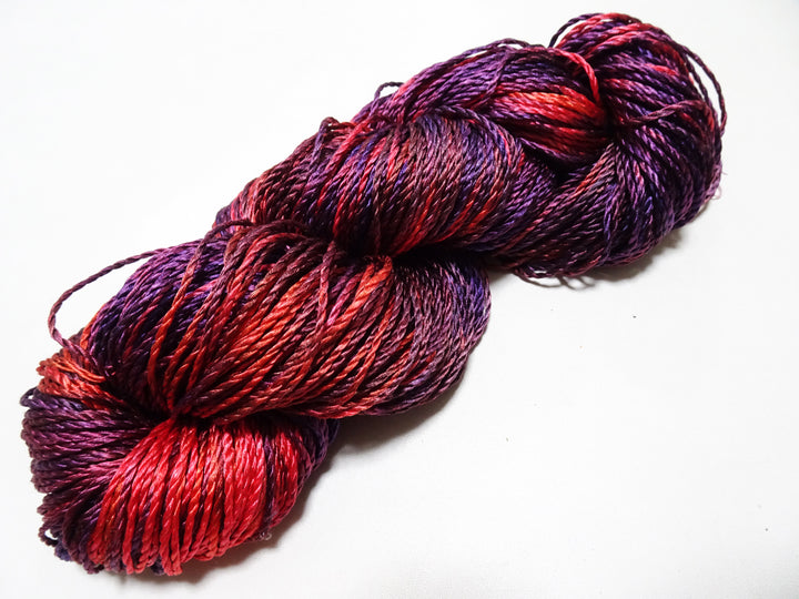 Japanese Tanaka Gen Silk – One-of-a-Kind Hand-Dyed Artistic Silk Thread, Rare Japanese Artisan Yarn, Limited Stock 19121