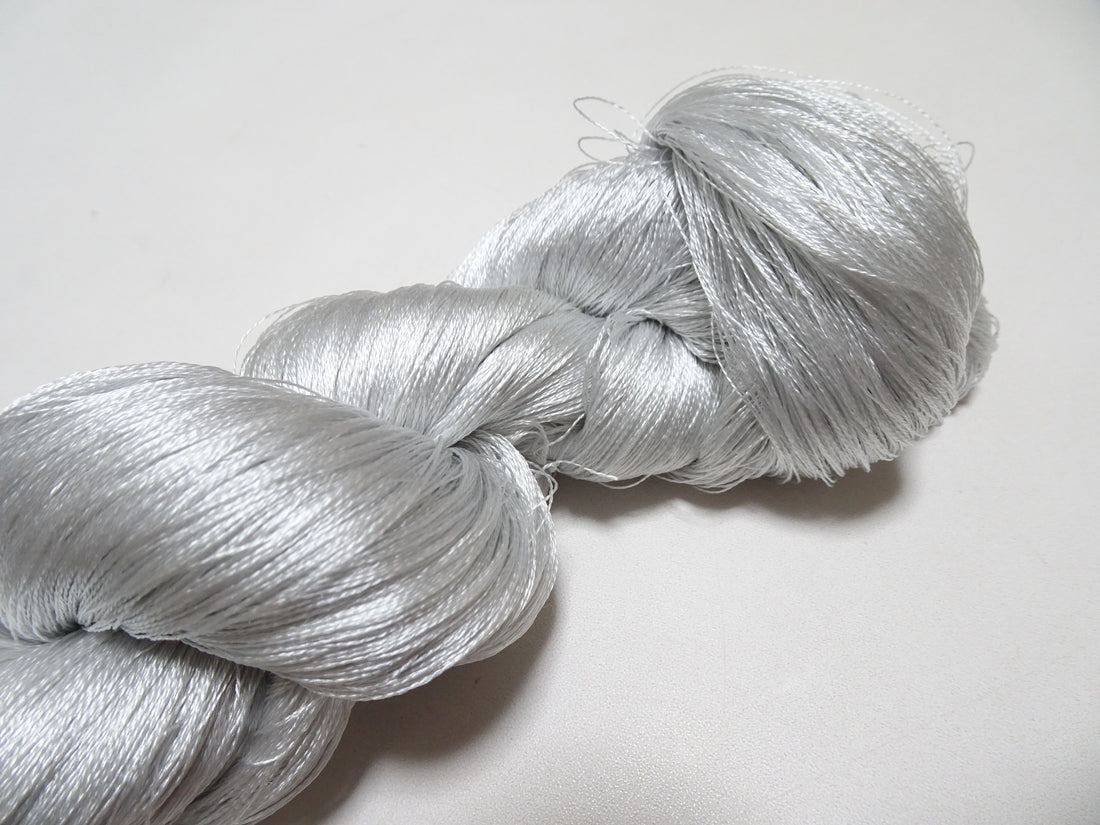 Japanese Vintage Twisted Silk Thread Embroidery 17139