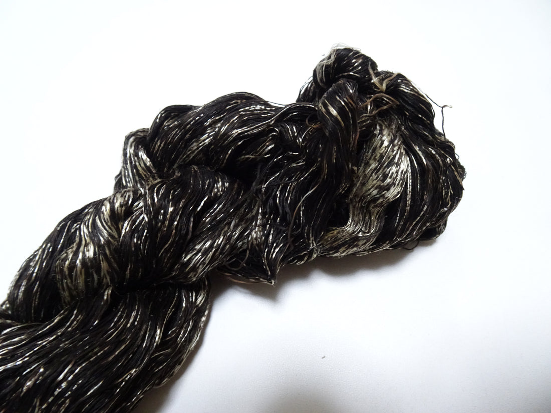Japanese Vintage Super Rare Mud Dyeing kasuri loose Twisted Silk Thread Various Sets Embroidery & weave 15521
